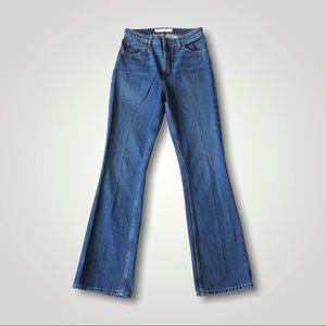 ASOS Denim Rib High Waist Bootcut Flare Jeans 28